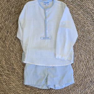 CONJUNTO LINO VERDE EMPOLVADO